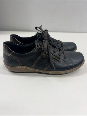 New Remonte “Tex” Brown Leather Sneaker Size 39 (US 8)